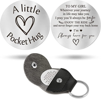 Artisans Crafted Emotional Support Keychain Pocket Hug Key Chain