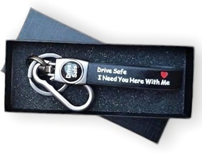 NSV DRIVE SAFE LEATHER KEYCHAIN &KEYRING BIKE &CAR AND SCOTY BOYS AND GIRL Key Chain