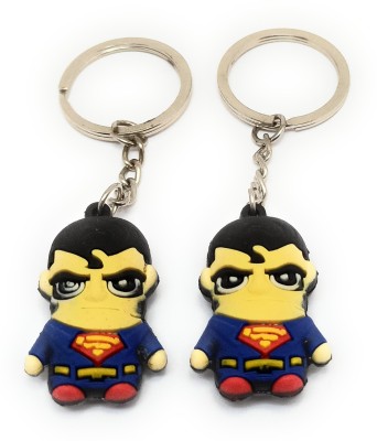 Key Era Superman Figure Set Of 2 Pc Key Chain