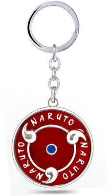 RainSound Metal Naruto Anime Sharingan Rotating Key Chain