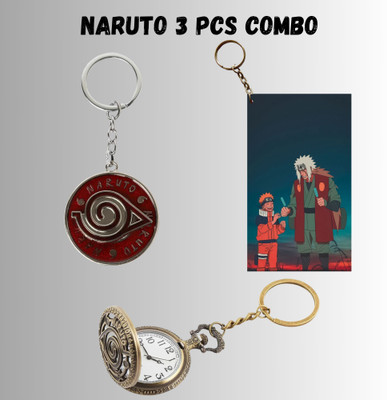 Hariyaali Enterprises LLP Naruto JIRAYA GIVING NARUTO LOVE ICE CREAM Unique Style 3 pcs Combo Key Chain