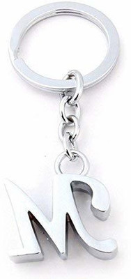 gtrp key Chain-Stainless Steel Alphabet M Pendant Key Key Chain