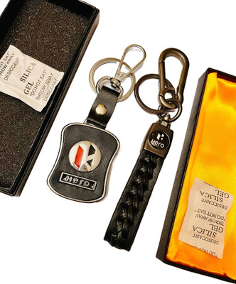 GKM Bike splender chrome finish combo set keychain with hook Key Chain