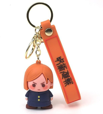 GKM Cute Girl Anime famous Jujutsu Kaisen keychain with strap & hook key ring Key Chain