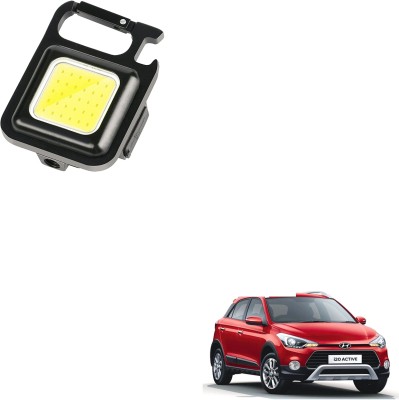 SEMAPHORE Keychain Work Light Mini LED Handheld Rechargeable For Hyundai i10 Active 5 hrs Torch Emergency Light(Black)