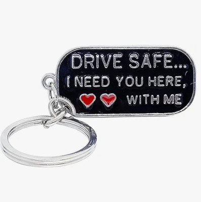 csp keychain metal drive SAFE I NEED YOU HERE WITH ME black Key Chain Key Chain