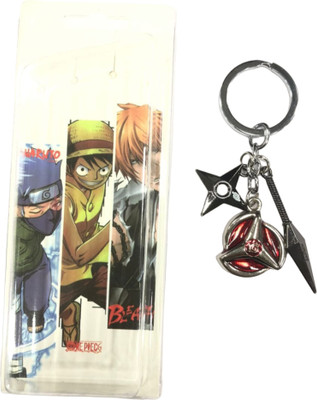 WHITE POPCORN Naruto Metal Keychain Key Chain Key Chain