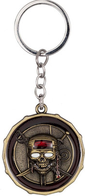 SHRI JI Rotating | Spinning Metal Keychain | Pirates of Caribbean | Key Chain