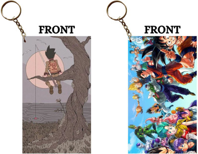 Hariyaali Enterprises LLP GON FISHING X DRAGON BALL CHARACTERS Unique Style 2 pcs Combo Key Chain