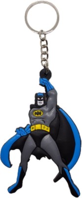 BIPS ENTERPRISES Stylish DC Batman Rubber Keychain Key Ring Keychain for Bike Key Chain