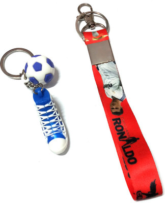 ShopTop Cristiano Ronaldo CR7 tag with blueshoe Keychain for bike & car Key Chain Key Chain