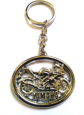 YAMAHA bike shape keychains metal Silver colour Key Chain