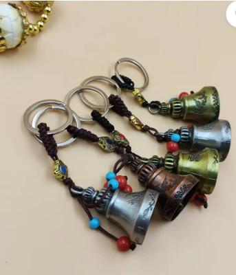 posxo Tibetan Bell Keychain Temple Bell Keychain combo special edition pack of 3 Key Chain