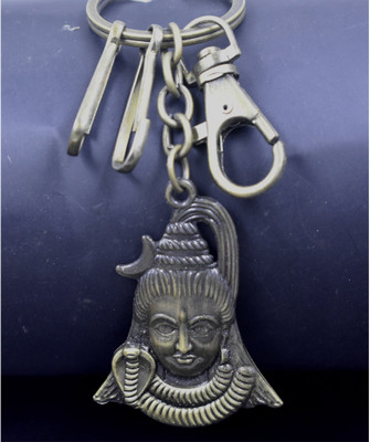 AFH Lord Mahadev Shiva Om Namah Shivay Bronze Labster Hook keychain for Men Women Key Chain