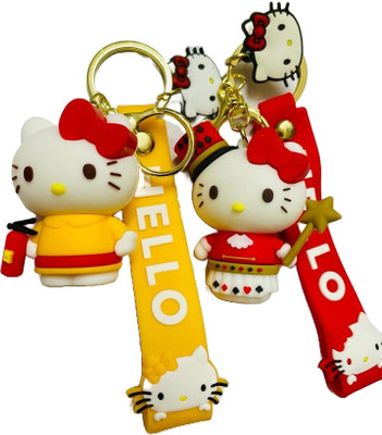 GKM Latest Design Hello Kitty high quality combo set keychain Key Chain