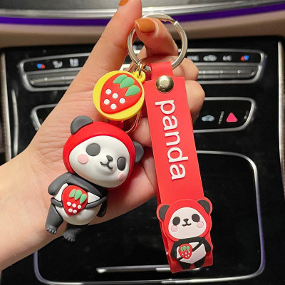 gtrp 2022 Creative Cute Panda Key Chain Pendant Cartoon Key Buckle Fo Key Chain