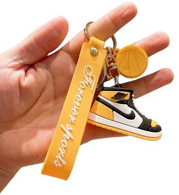 gtrp New Trending Sneakers keychains 3D Cute Sneakers/Shoe Design Keychain Yellow Key Chain