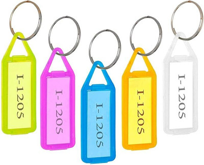 AADITYA (Pack of 10) Name Key Tag Label Multicolour Keychain Key Chain
