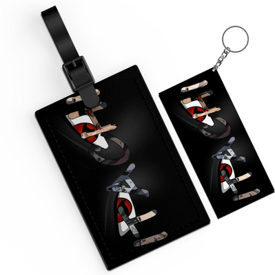 Morons Customized Itachi Uchiha Printed Luggage Tag & Keychain - D11 Key Chain