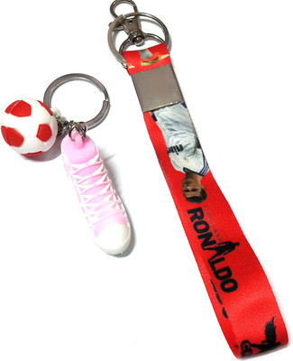 ShopTop Cristiano Ronaldo CR7 tag with pink shoe Keychain for bike & car Key Chain Key Chain