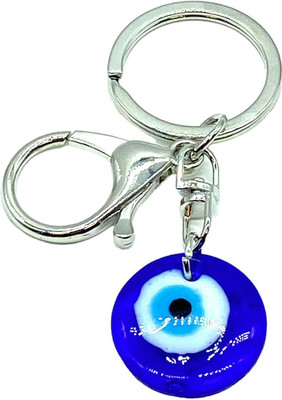 Kumar Handicraft Blue Evil Eye Keychain Charm, Protective Accessory -For Women & Men Key Chain