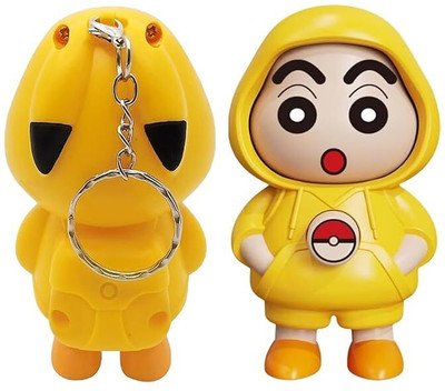 primetreads Keychain Cartoon Shinchan Face Change Fun Gift Collectible Key Chain
