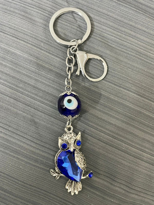 SHRI JI Evil Eye Keychain OWL Evil Eye Keychain Key Chain
