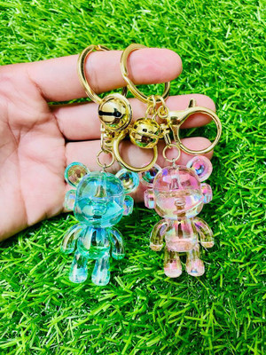 GKM Acrylic Transparent Panda high quality combo set keychain Key Chain