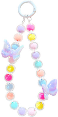 Baby Dino Multicolor butterfly charm keychain Key Chain
