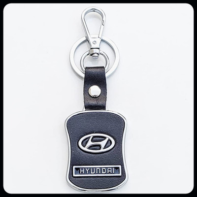 Jainzon Leather Hyundai Locking Key Chain-S443 Key Chain