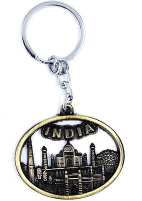 HappierYou Taj Mahal Keychain | Souvenir Metal Taj Mahal India Keychain | Seven Wonders Key Chain