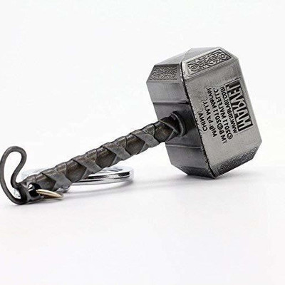 gtrp key Chain-key-Thor-Hammer-K-Marvel-Silver-Key Key Chain