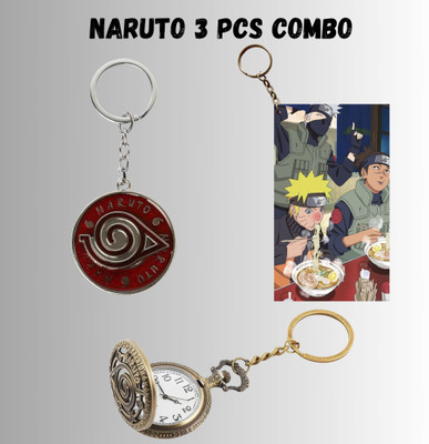 Hariyaali Enterprises LLP Naruto NARUTO, IRUKA AND KAKASHI RAMEN PARTY Unique Style 3 pcs Combo Key Chain