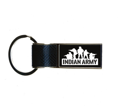 TRAQ INDIAN ARMY PRINTED FOR CAR OR BIKE METAL Key Chain
