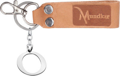 Mundkar Leather O Alphabet Keychain Rings Hook For Me Key Chain