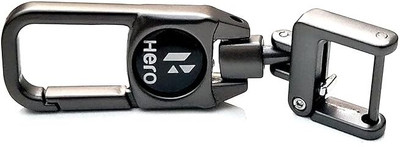 OHZEN Black Color Car Fob Heavy Duty for Hero logo Key Chain Key Chain