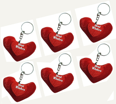 Shreeji Makeover 6 pcs Heart_005 Key Chain