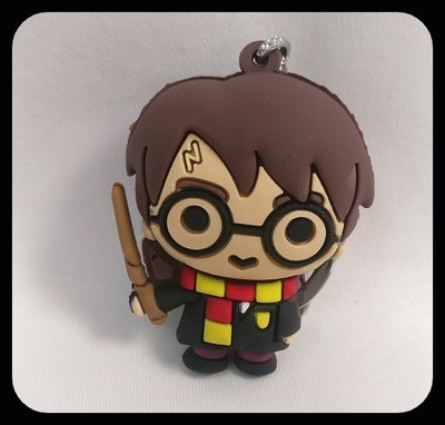 gtrp Trendy-Harry Puttar Attractive 3D Cartoon Rubber Keychain with Loop and Hook Key Chain