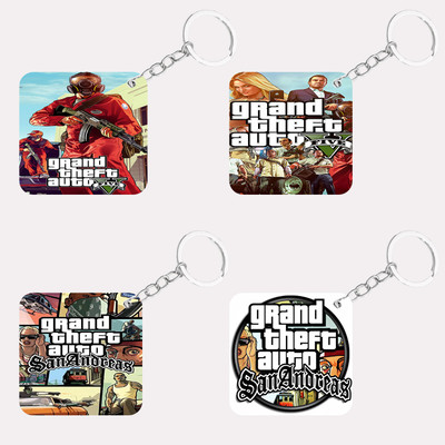 GS STUDIO GTA Game-keychains | Smooth and shining keychains. Key Chain