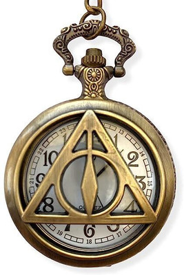 BBG NEW_Harry potter sigh of the deadly hollow pocket watch keychain for men Key Chain