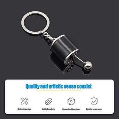 gtrp Gear Transmission Fidget Keychain Creative Auto Part Model Six-Speed 39 Key Chain