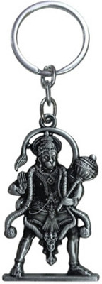 PEARLISH Premium Quality Hanuman Ji/Lord Hanuman Keychain (Silver) Key Chain