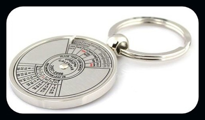gtrp Keychain-50 year Metal Timeless Calendar metal Keychain Key Chain