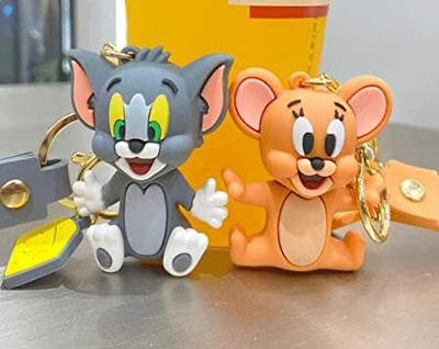 Jainjon cute Tom and jerry keychain car and bike keyring Key Chain