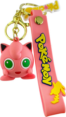 Kraft Crate Jigglypuff inspired 3D Rubber Keychain | Pokemon-Anime Gifts and Collectibles | Key Chain