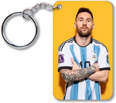Ourrble Lionel Messi Key chains for Football Fans, Bike, Car Key Chain