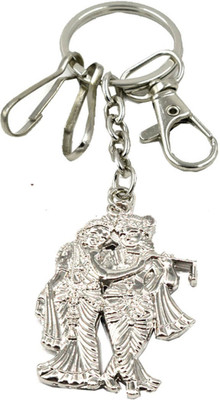 Meeko.com Radha Krishna Decorative Hook Key Chain Gifting for Friend and Family Key Chain