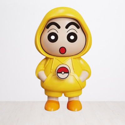 BITWEAVE 3 Face Shinchan Keychain – Cartoon Style Accessory Key Chain