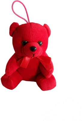 GiftyLuxe Adorable Plush Teddy Bear with Ribbon – Soft & Cuddly Gift Key Chain