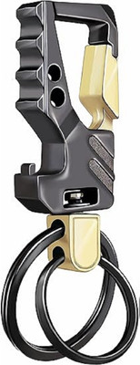 PUHUHP Keyring Bottle Opener Auto Car Key Holder Tactical Carabiner Key Chain Clip Key Chain